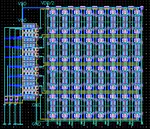 6T SRAM memory cell design and layout